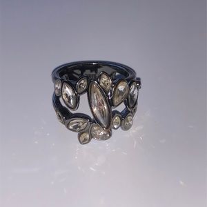 Alexis Bittar black rhodium plated ring